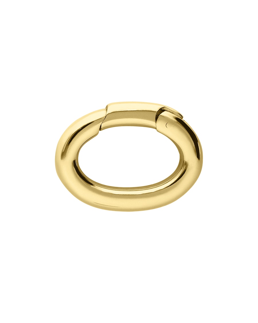 Lucardi Anhänger Stahl - Gelbgold legiert Gold Damen