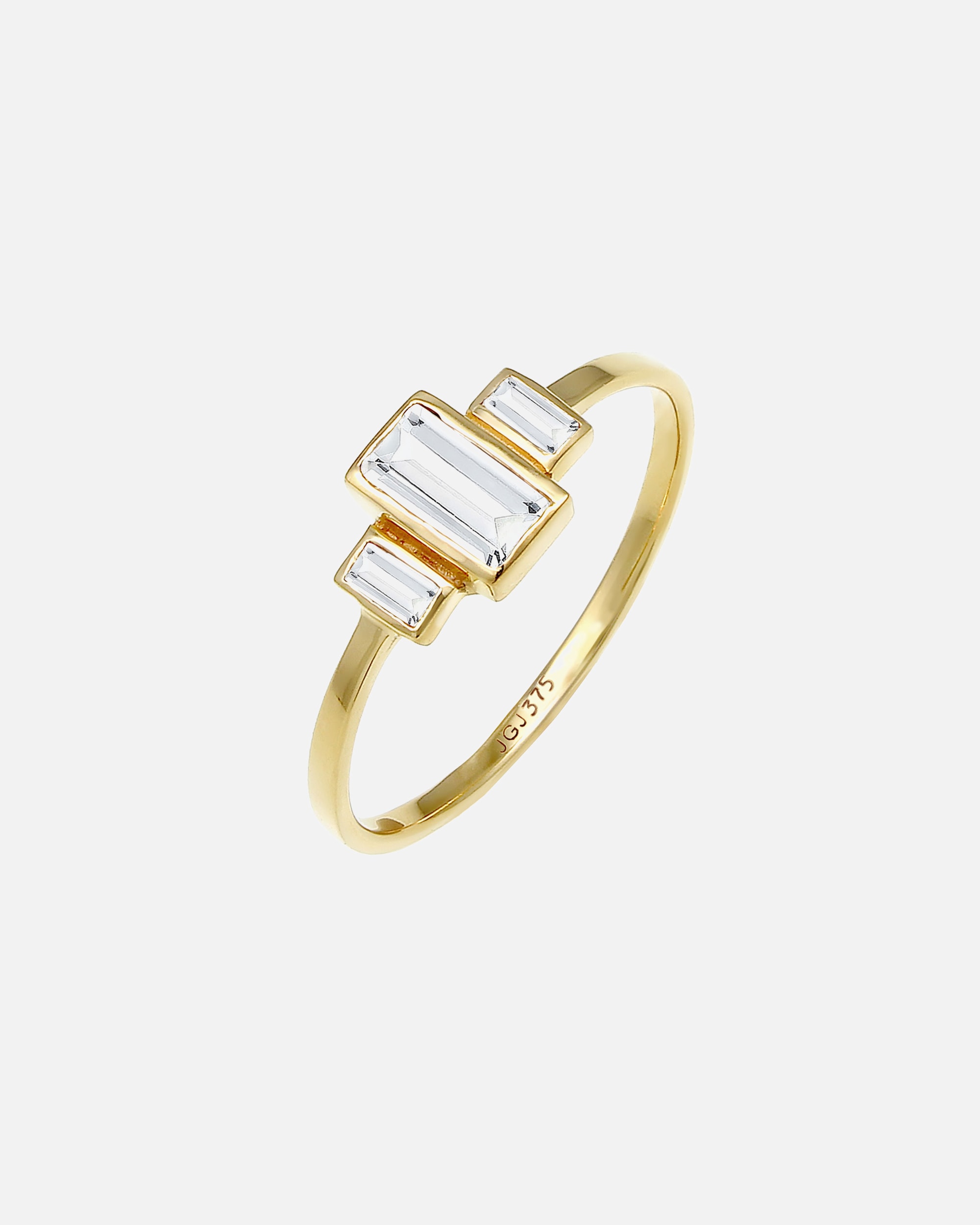 Ring für Weiblich Elli PREMIUM Verlobungsring Topas Edelstein Zart 375 Gelbgold 54