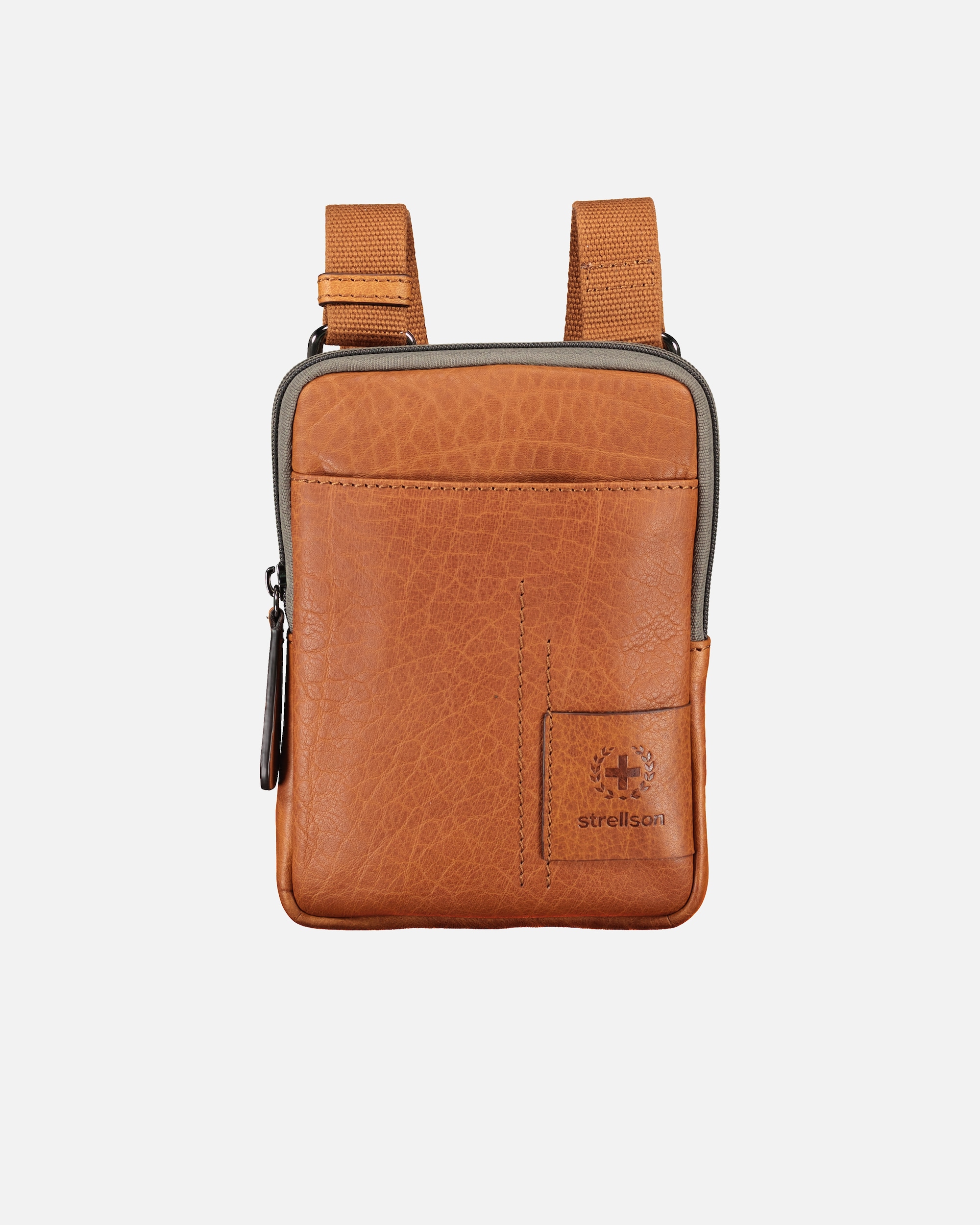 Umhängetasche für Männlich Strellson Umhängetasche Hyde Park ShoulderBag XSVZ1 Cognac
