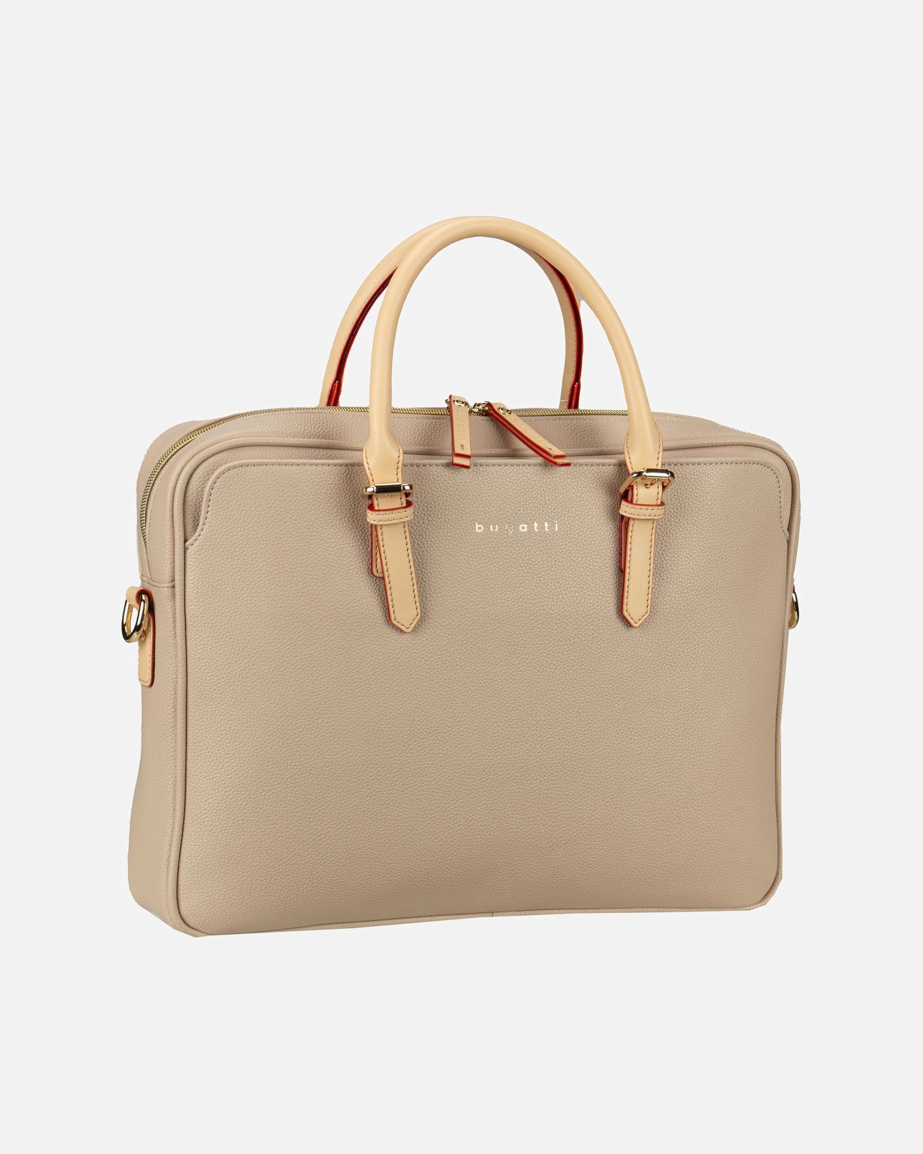 Laptoptasche für Weiblich Bugatti Aktentasche Ella Beige