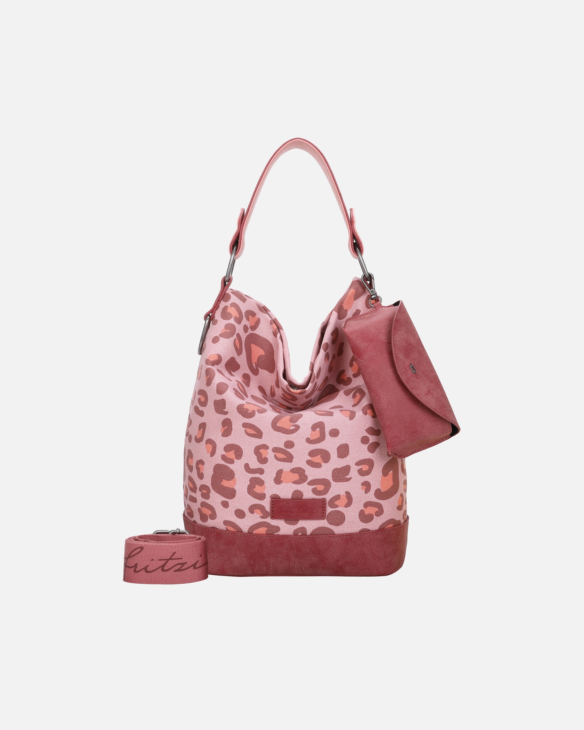 Umhängetasche für Weiblich Fritzi aus Preußen Schultertasche Izzy07 Olga aus veganen und recycelten Materialien rot