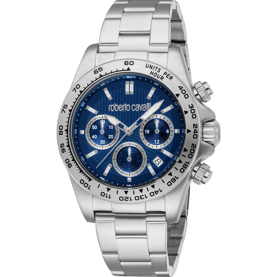 Roberto Cavalli Herrenuhr Edelstahl One Size Herren