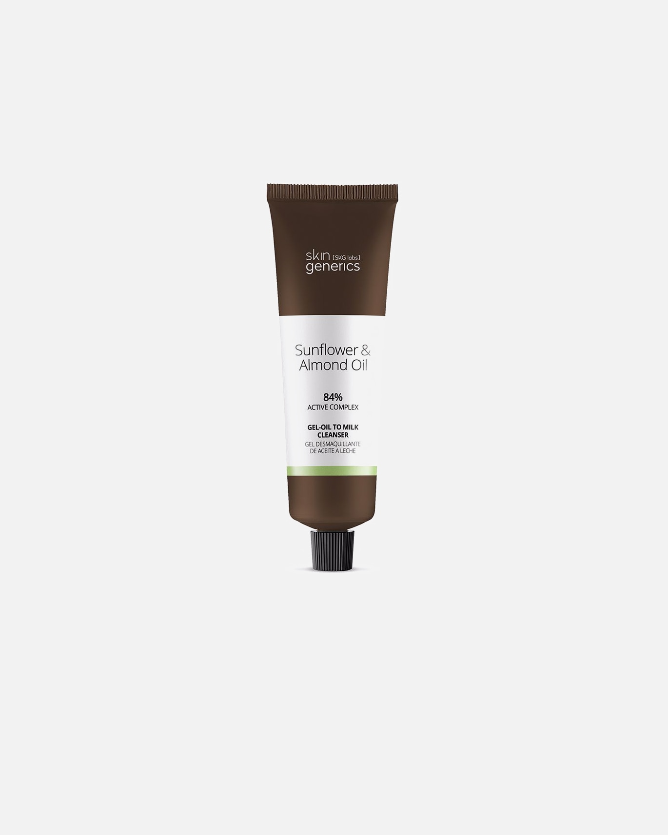 Reinigungsgel für Weiblich Skin Generics Sonnenblumen- und Mandelöl-Gel-zu-Milch-Reinigungsgel 100 ml