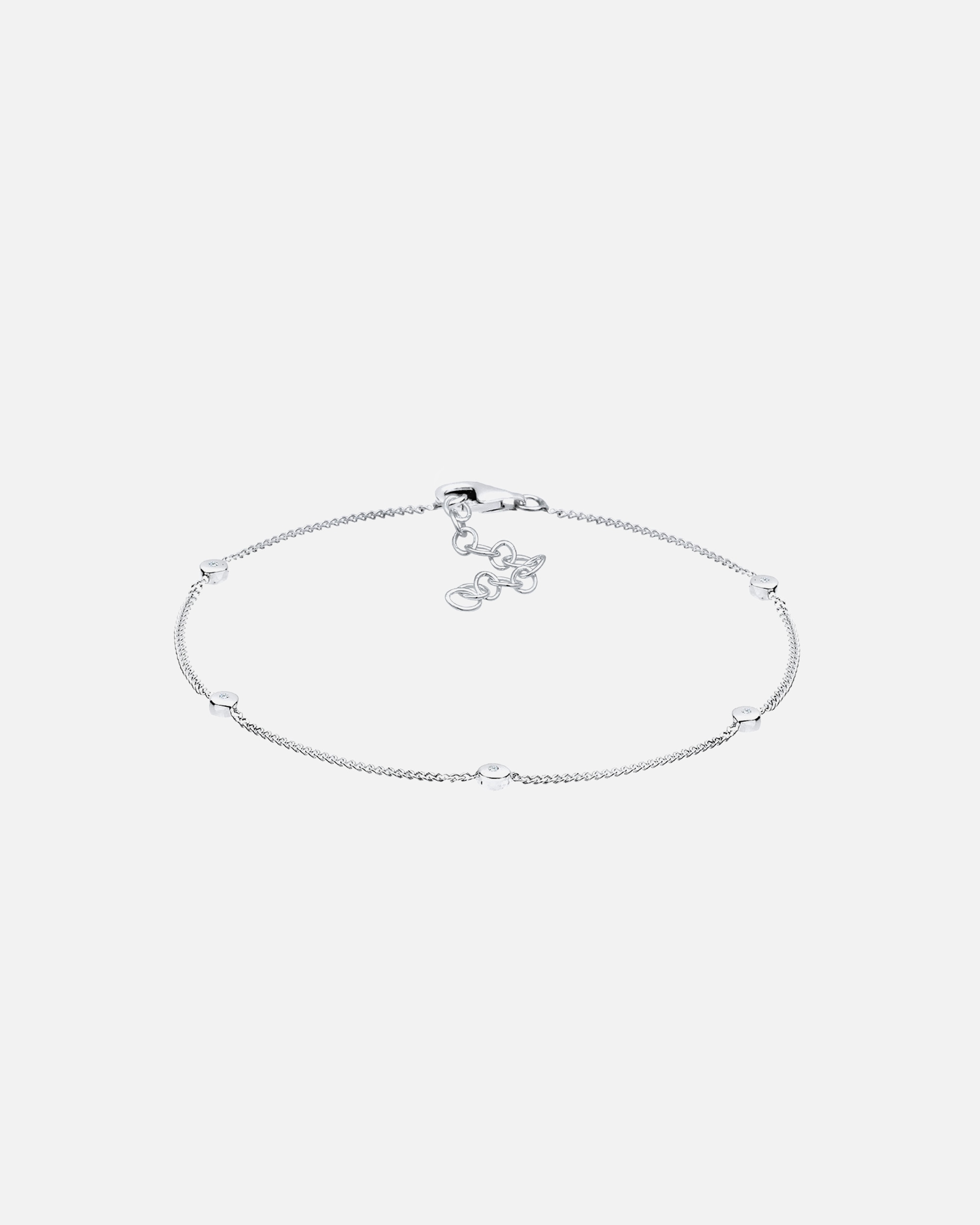Armband für Weiblich Elli DIAMONDS Elegant Klassisch Diamant (0.025 ct.) 925 Silber 18