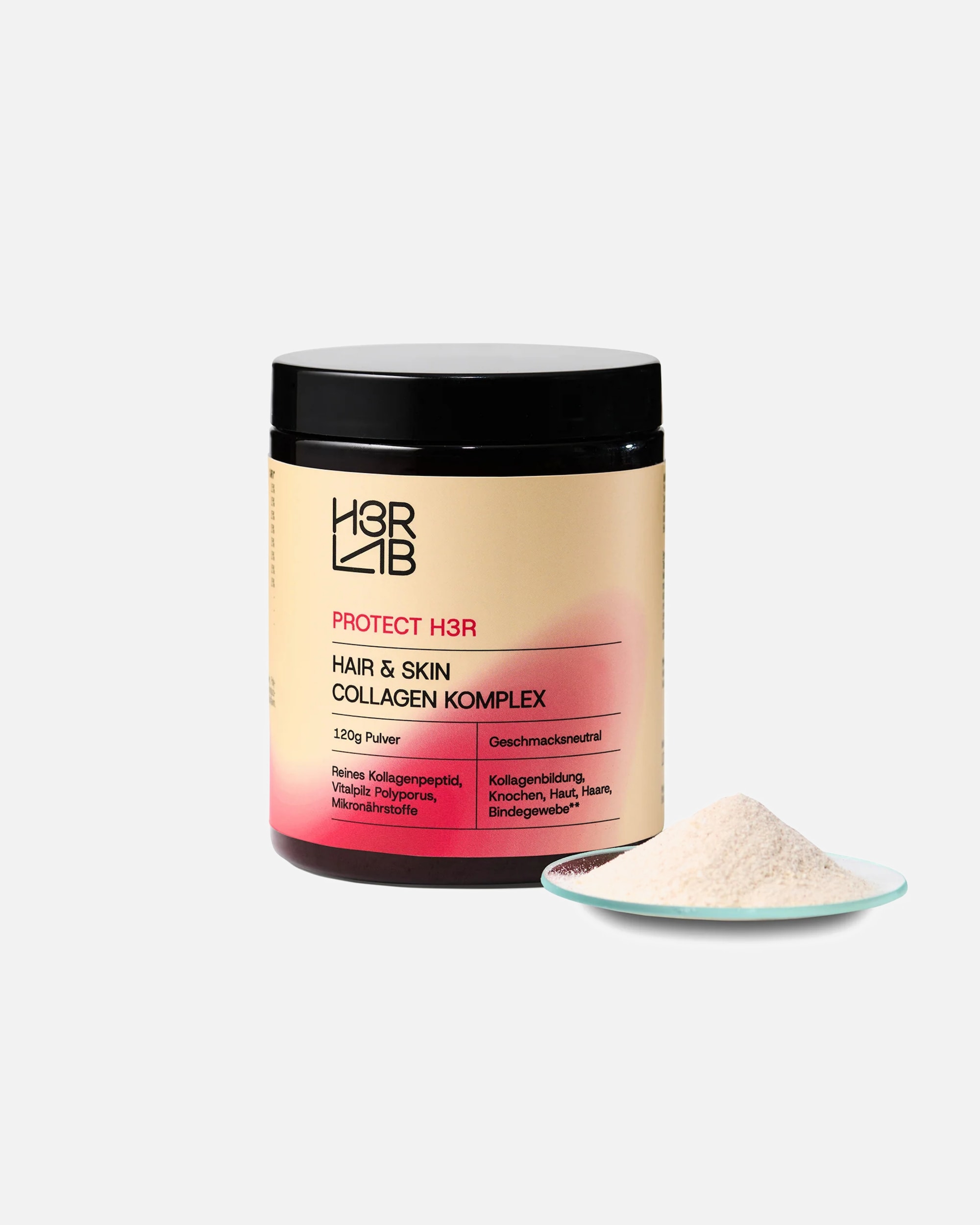 Nahrungsergänzungsmittel für Weiblich H3R LAB Default Brand Line Hair & Skin Kollagen Komplex H3R LAB Hair & Skin Kollagen Komplex – Kollagen, Biotin & Zink für Haut, Haare & Zellschutz