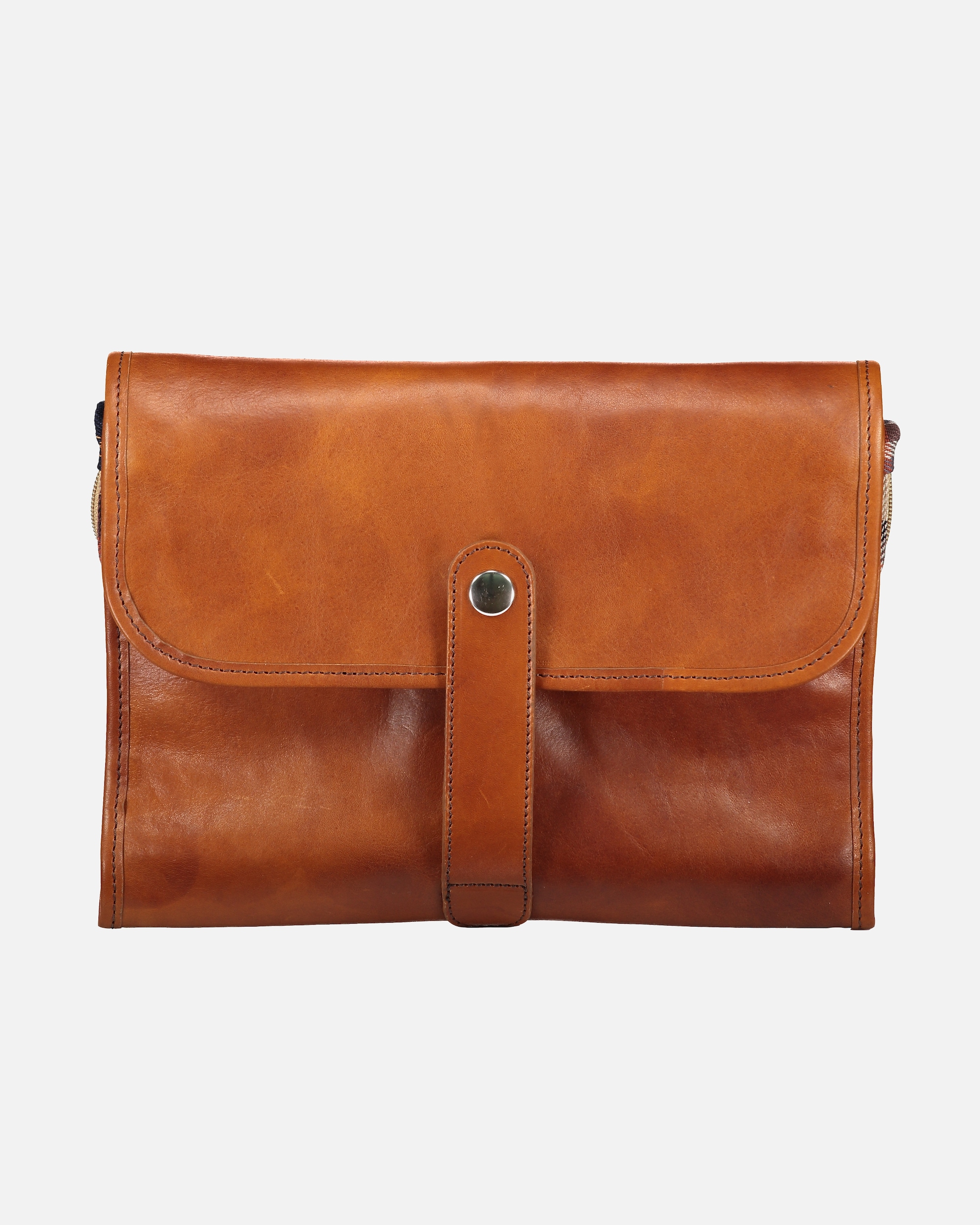 Kulturtasche für Unisex Hausfelder Manufaktur Kulturbeutel zum Aufhängen Cognac