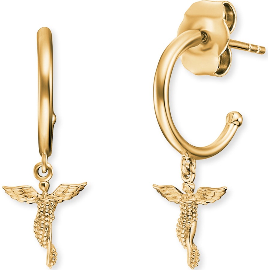 Engelsrufer Creolen 925er Silber gold Damen