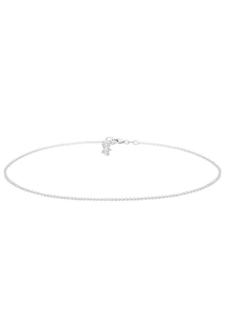 Elli Basic Erbskette Choker 925 Sterling Silber silberfarben Damen