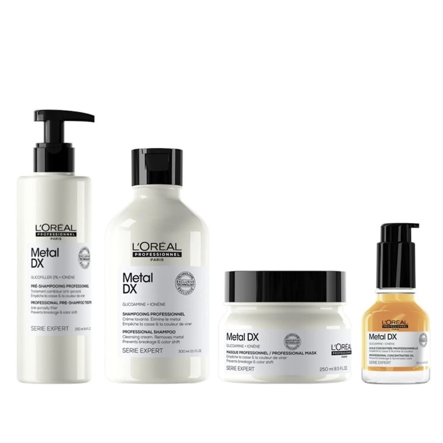 L ́Oréal Professionnel Paris Metal DX Pre-Shampoo 4er Set Oil Damen