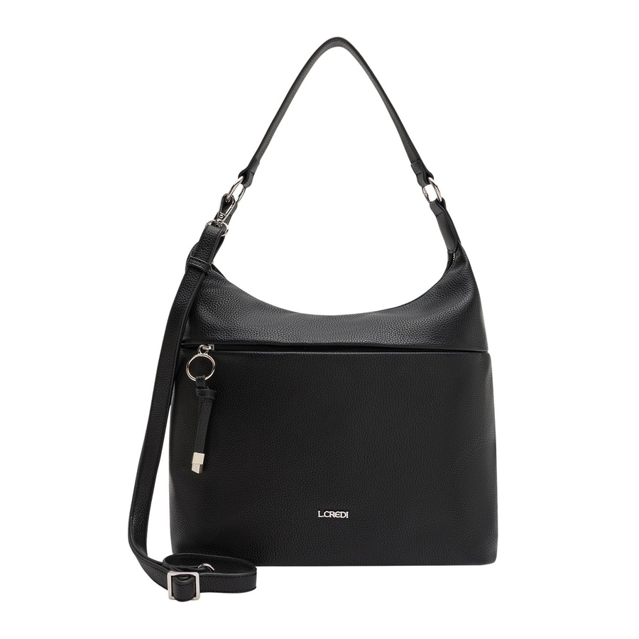 L.CREDI Maite Schultertasche schwarz Schwarz Damen