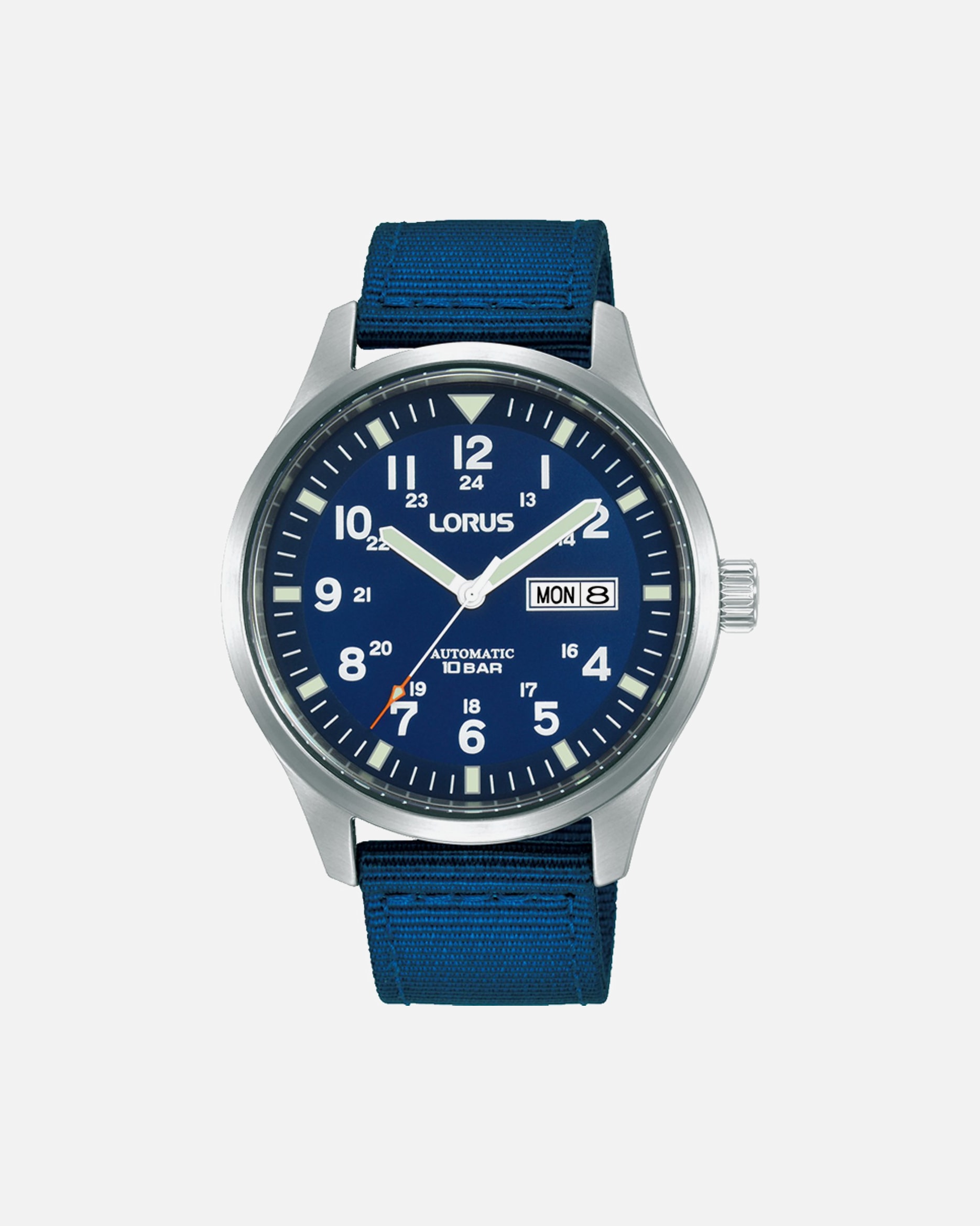 Uhr für Männlich Lorus Herrenuhr Edelstahl blau