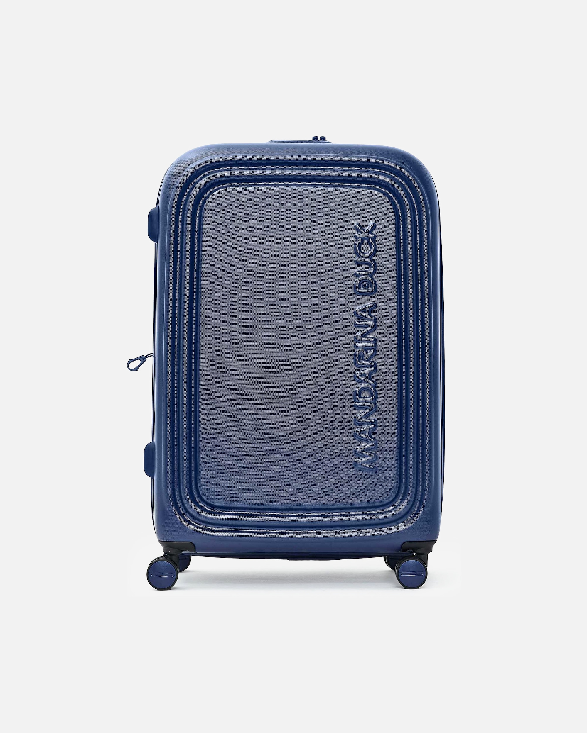 Koffer für Männlich Mandarina Duck Logoduck + 4 Rollen Trolley L 75 cm deep blue