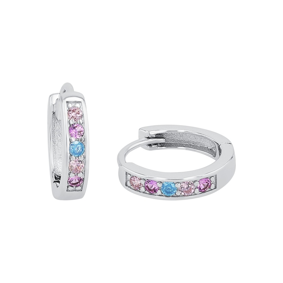 amor Creolen Pink Damen