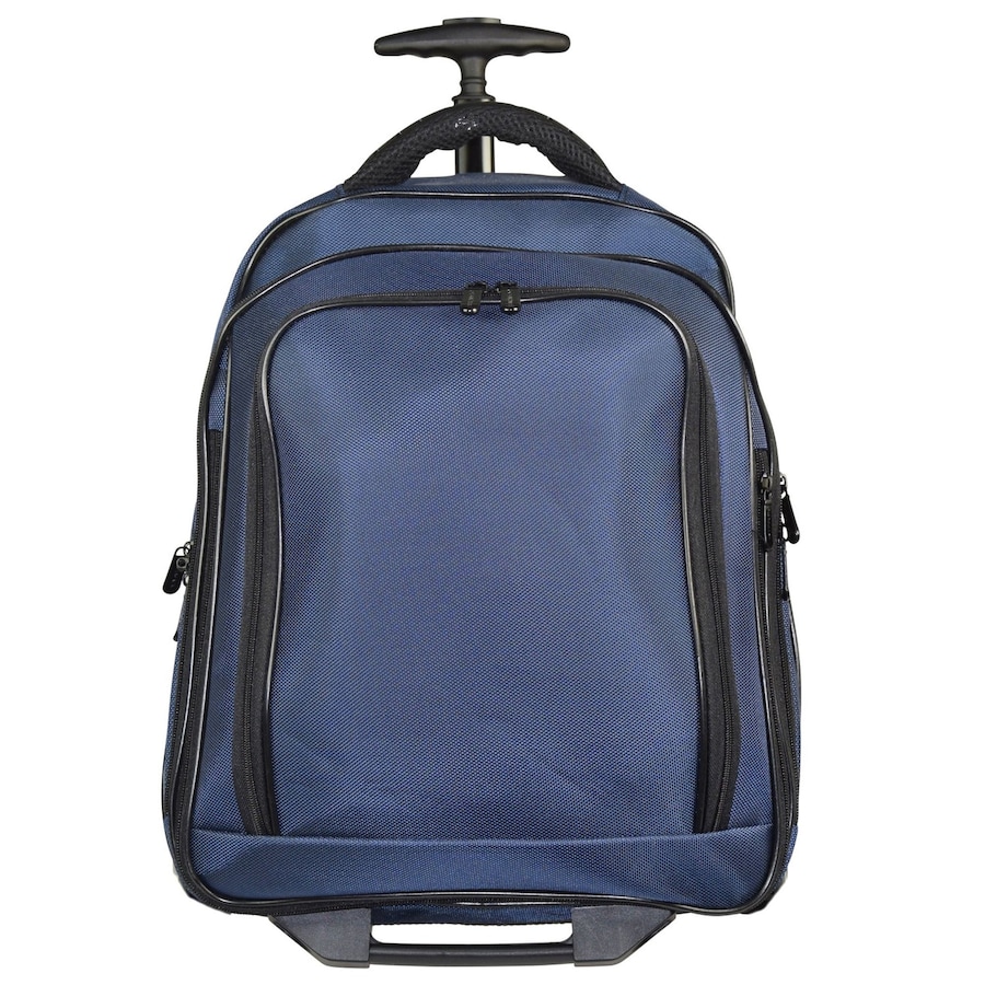 Dermata 2-Rollen Rucksacktrolley 47 cm Laptopfach blau Violett Herren