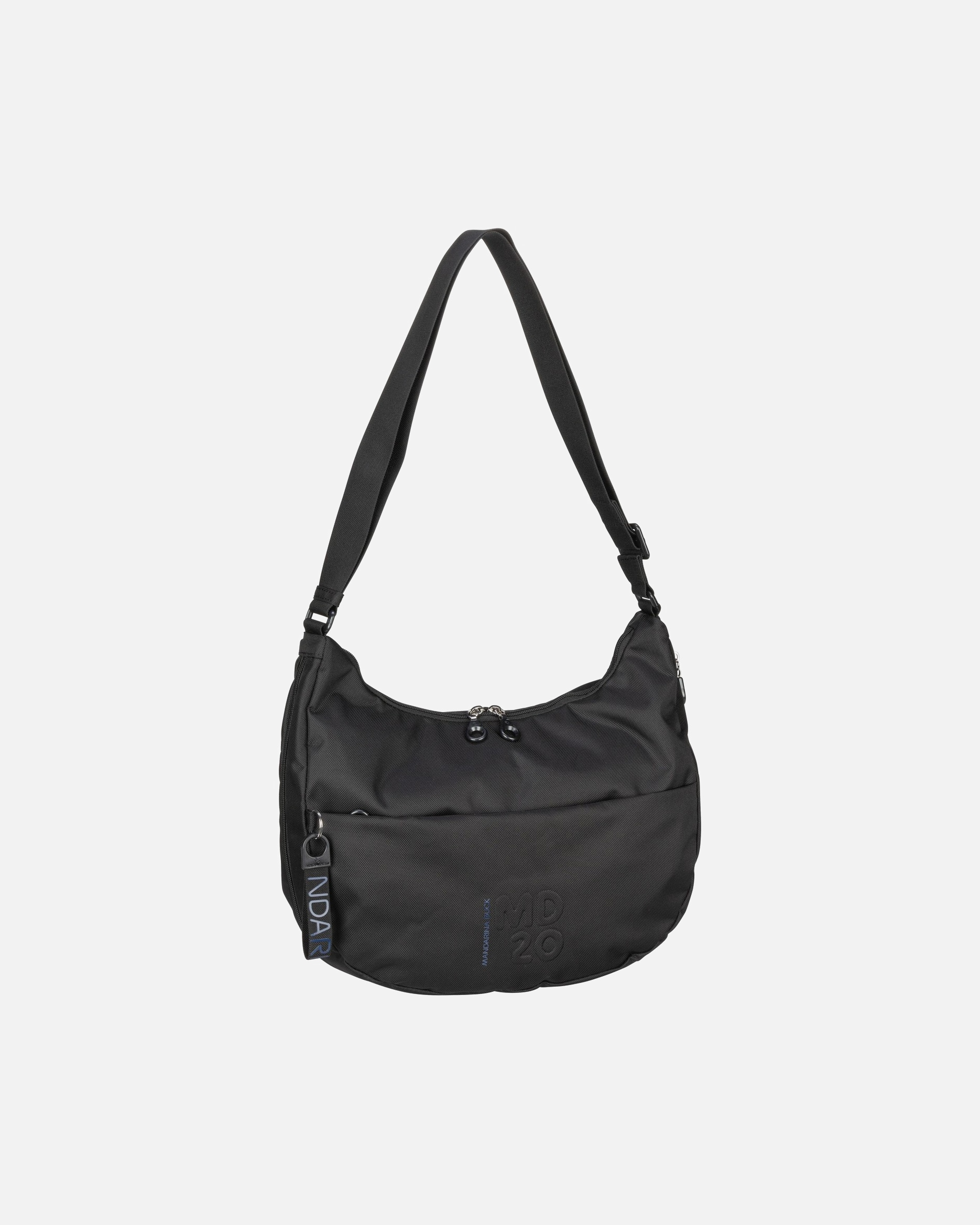 Umhängetasche für Weiblich Mandarina Duck Beuteltasche MD20 Hobo QMT27 Black