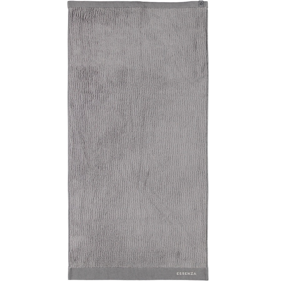 Essenza Home Handtücher Connect Organic Lines grey Handtuch 50x100 cm Grau