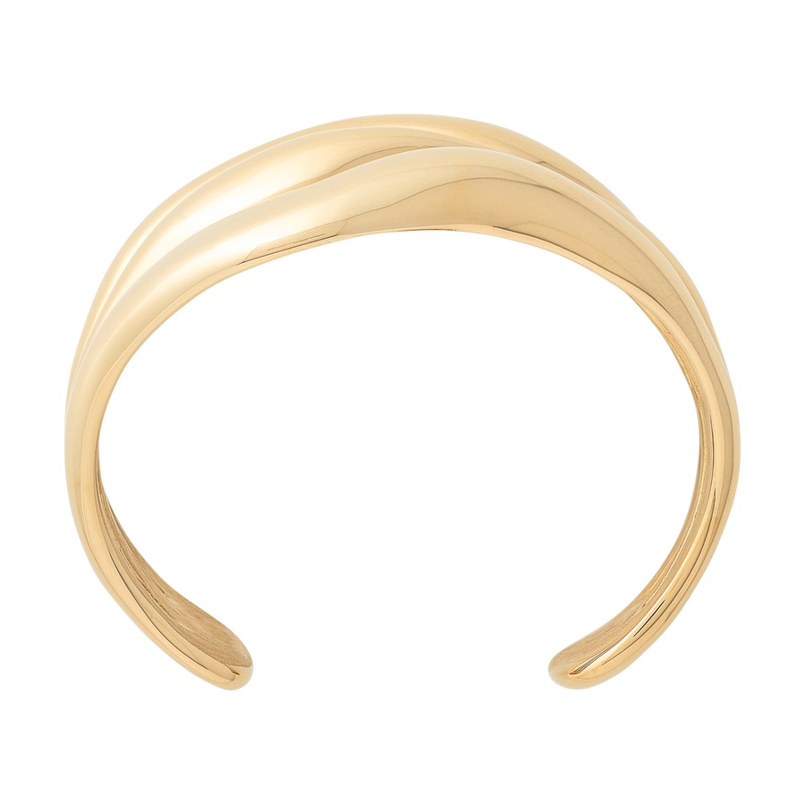 A&C Oslo – Nordic Design Jewellery Armband 'Steel - Soft Coll' gold Hellbraun Damen