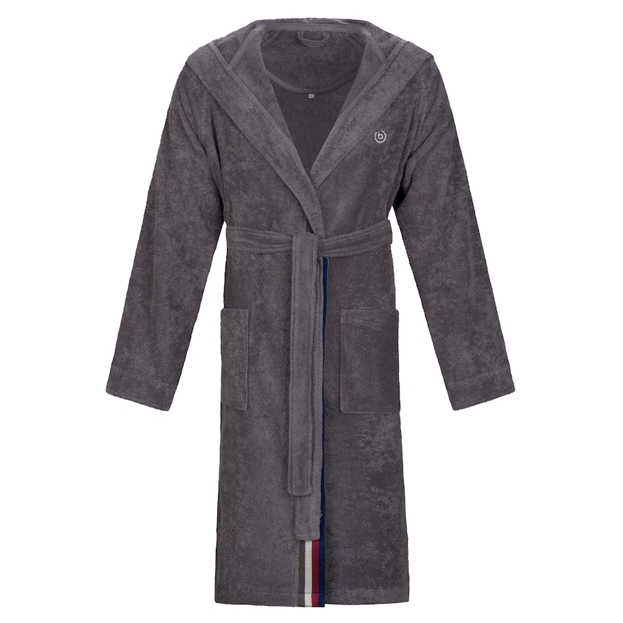 Bugatti Bademäntel Herren Kapuze Decimo graphit - 766 S