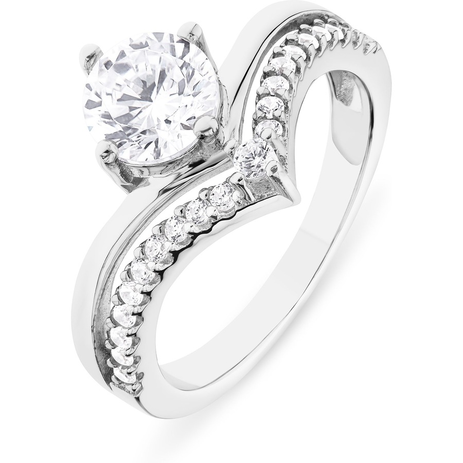 FAVS Damenring 925er Silber 52 Damen