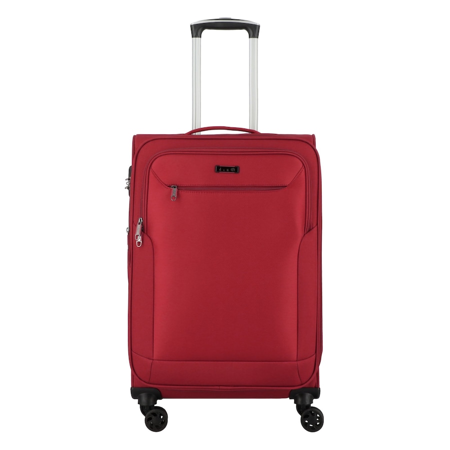 d & n Travel Line 6864 4-Rollen Trolley 66 cm bordeaux Rot Herren