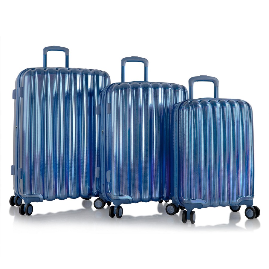 Heys Astro 4 Rollen Kofferset 3-teilig mit Dehnfalte blue Schwarz Herren