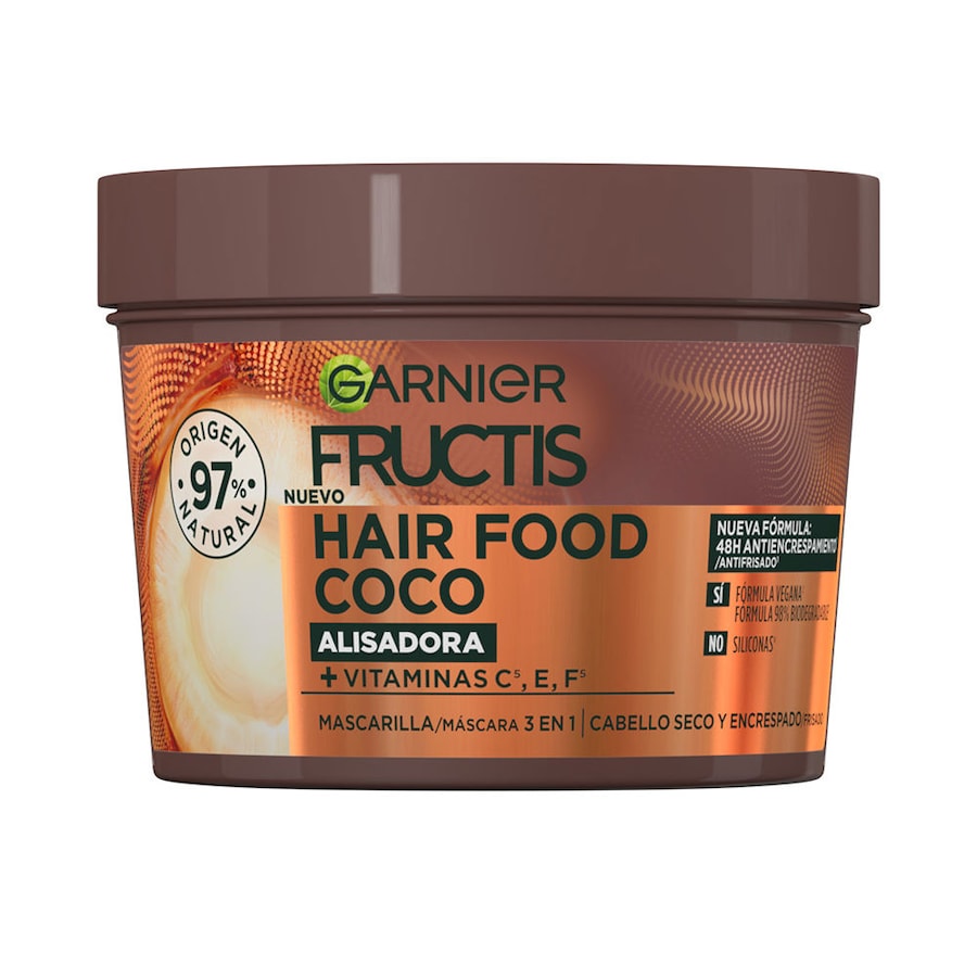 Garnier FRUCTIS HAIR FOOD COCO Glättungsmaske 390 ml Damen