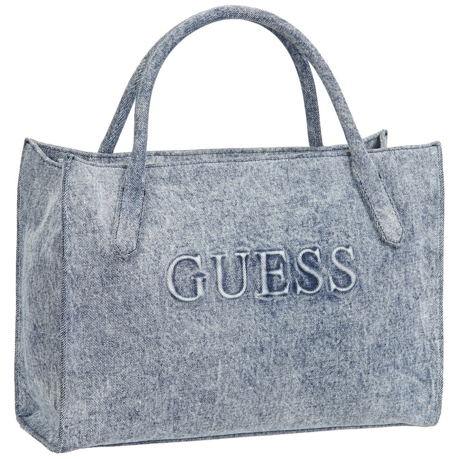 Guess Handtasche Jodi Tote Denim Violett Damen