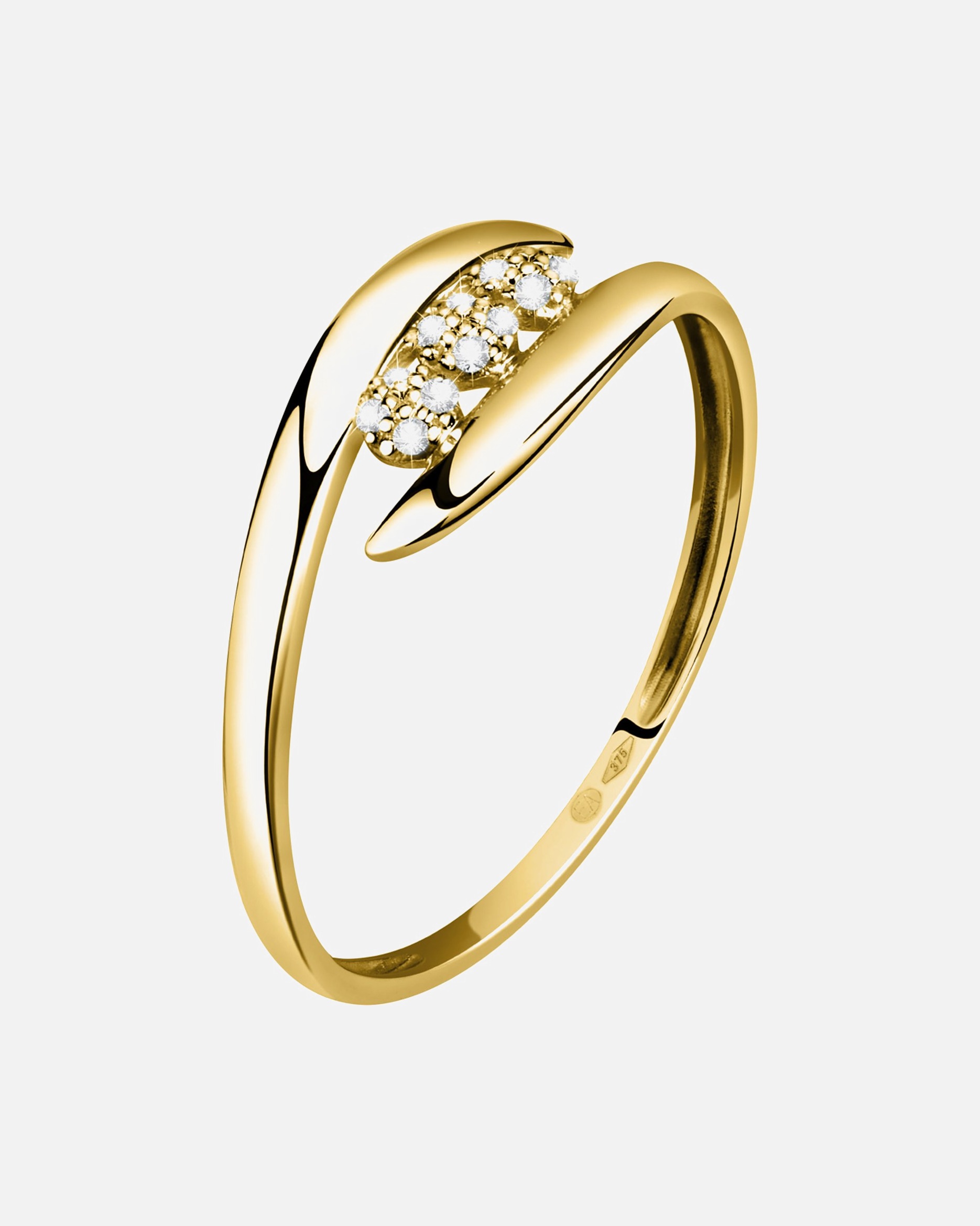 Ring für Weiblich CHRIST Damenring 375er Gelbgold 54