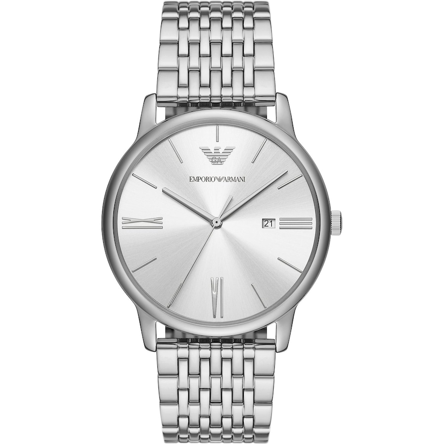 Emporio Armani Herrenuhr Edelstahl One Size Herren