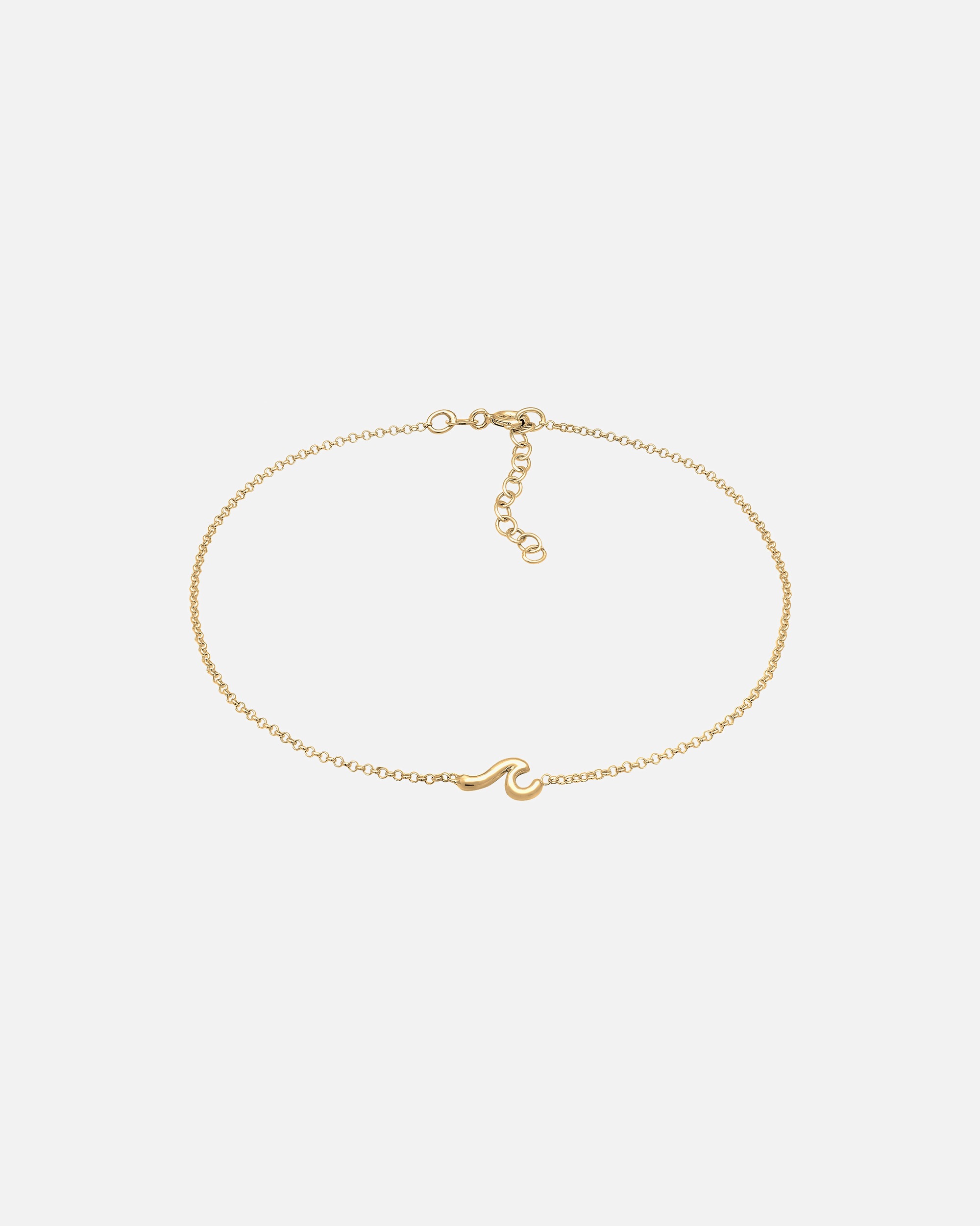 Fußschmuck für Weiblich Elli Wellen Wave Strand Maritim 925er Silber 22