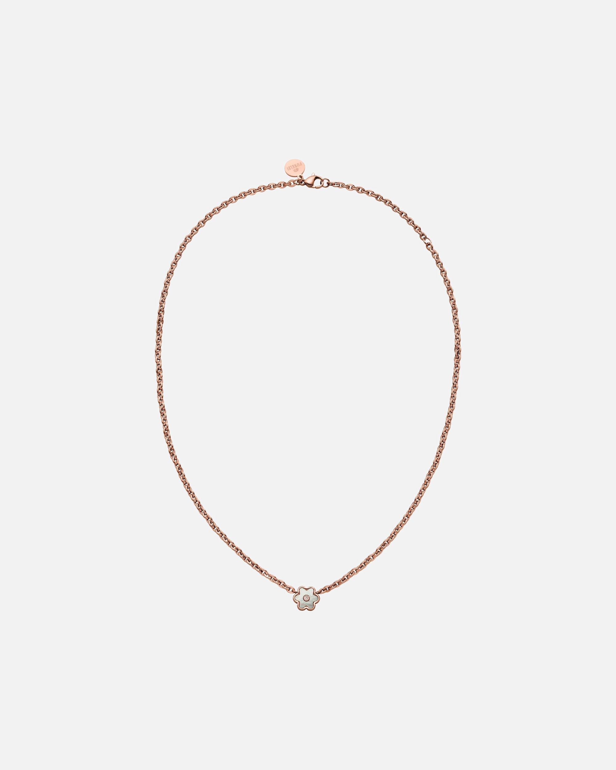 Halskette für Weiblich Purelei Flourish Kette 100% Edelstahl Rosegold