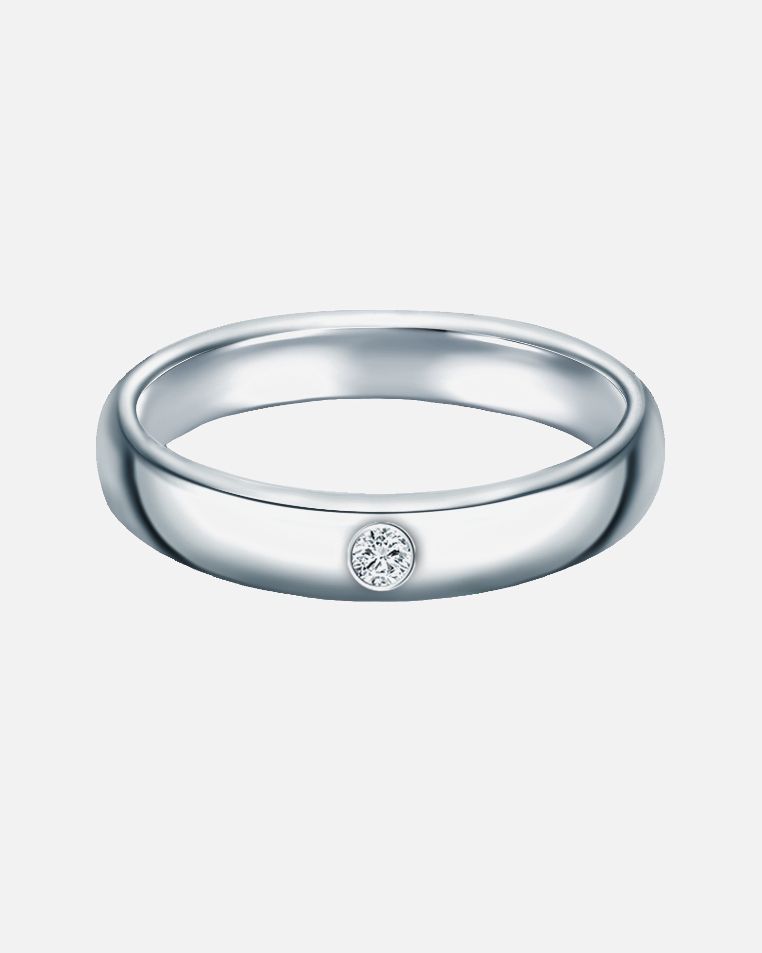 Ring für Weiblich Trilani Ring aus Sterling Silber in silber mit Zirkonia 50