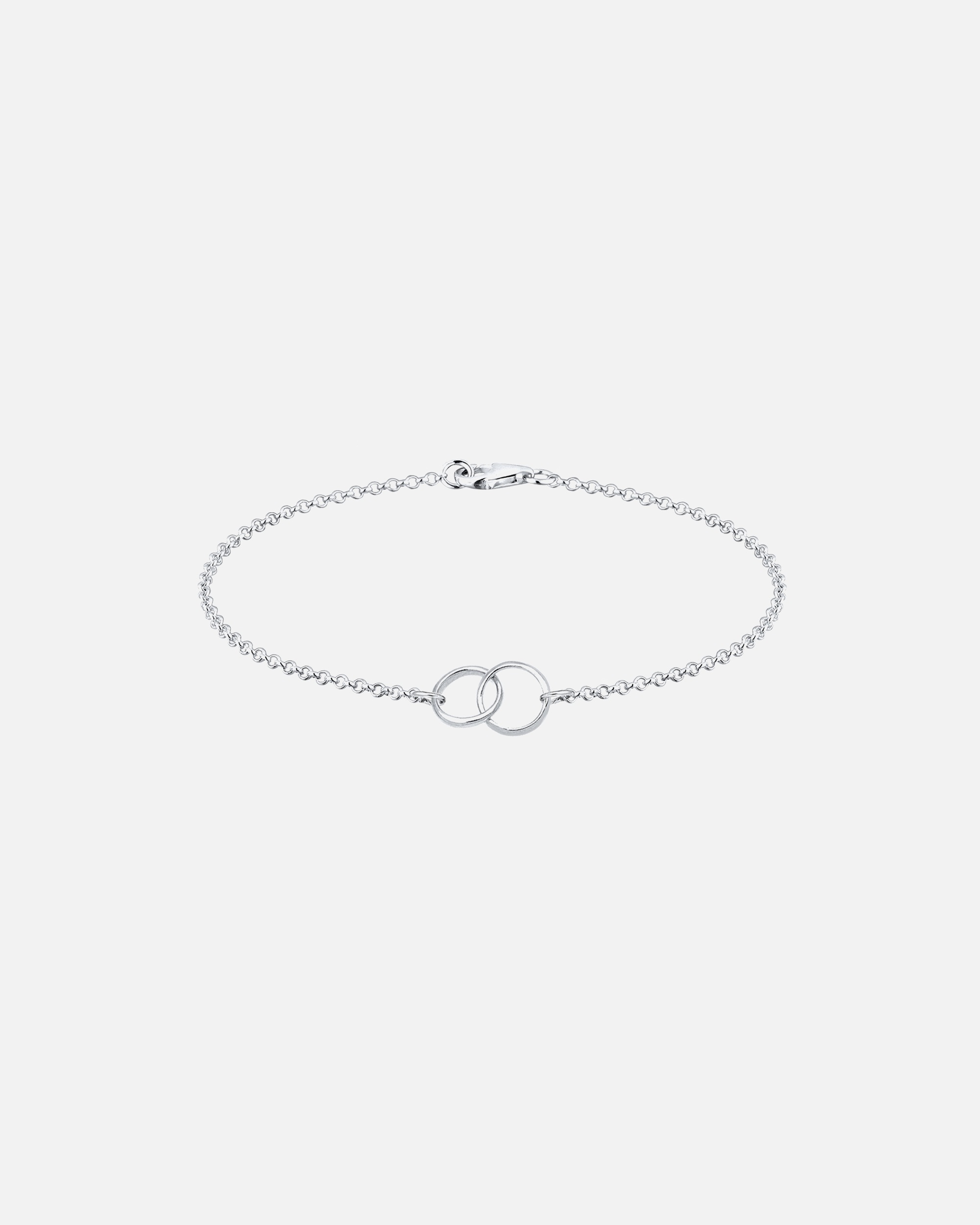Armband für Weiblich Elli Ringe Geo Kreise Minimal 925 Sterling Silber 19