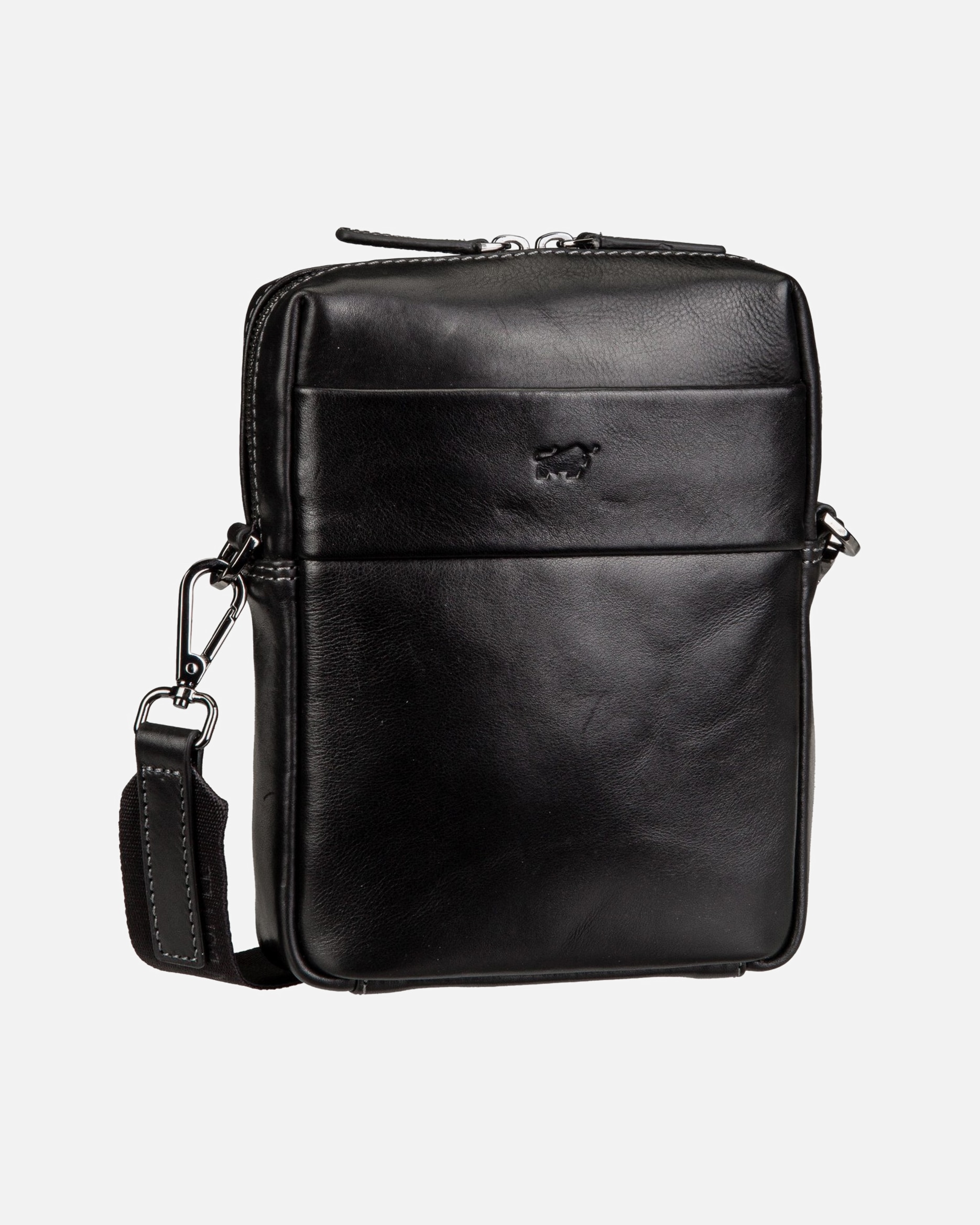 Handtasche für Unisex Braun Büffel Handtasche Arezzo Umhängetasche Schwarz