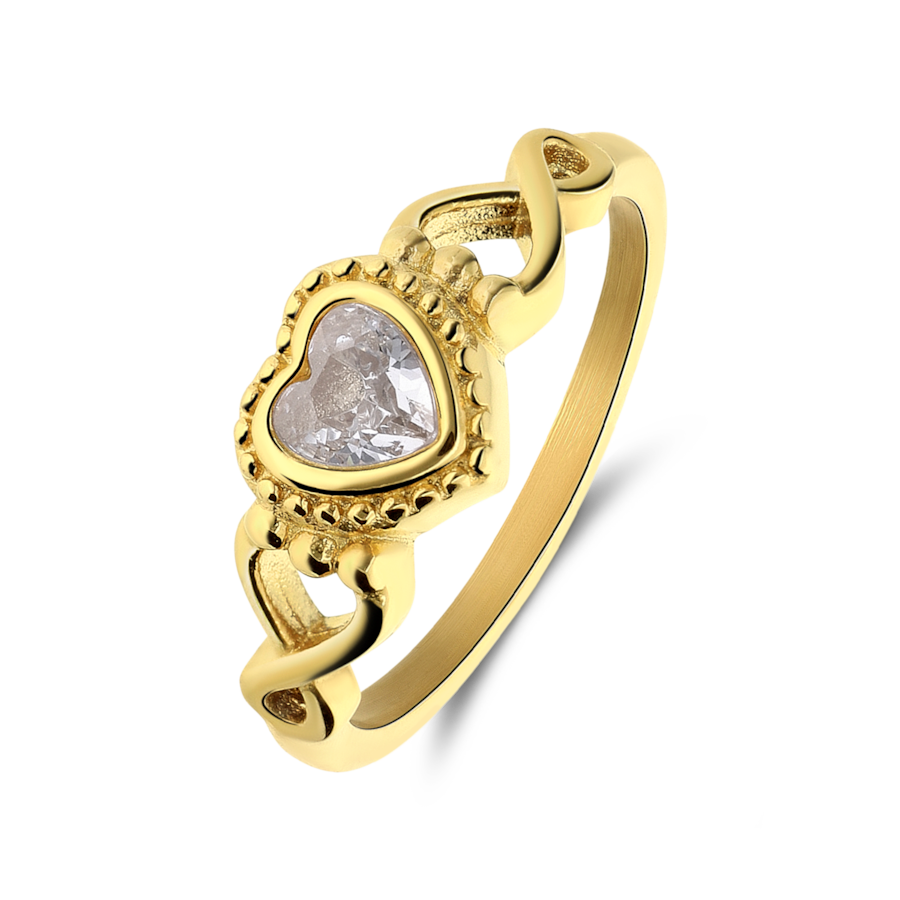 Lucardi Ring Stahl 50mm Damen