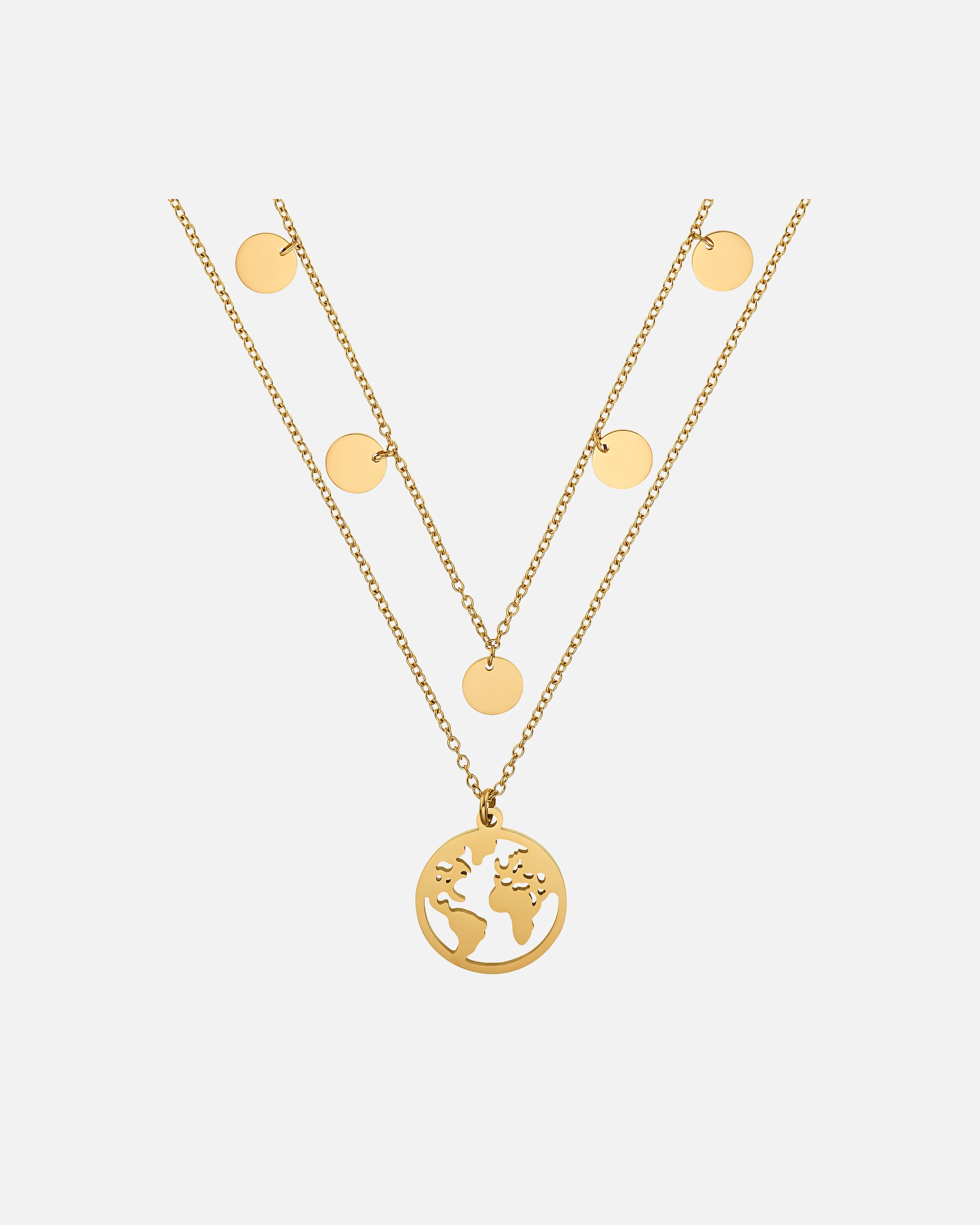 Halskette für Weiblich Heideman Kette Weltkette goldfarben OneSize