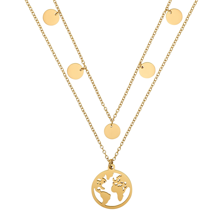 Heideman Kette Weltkette goldfarben OneSize Damen