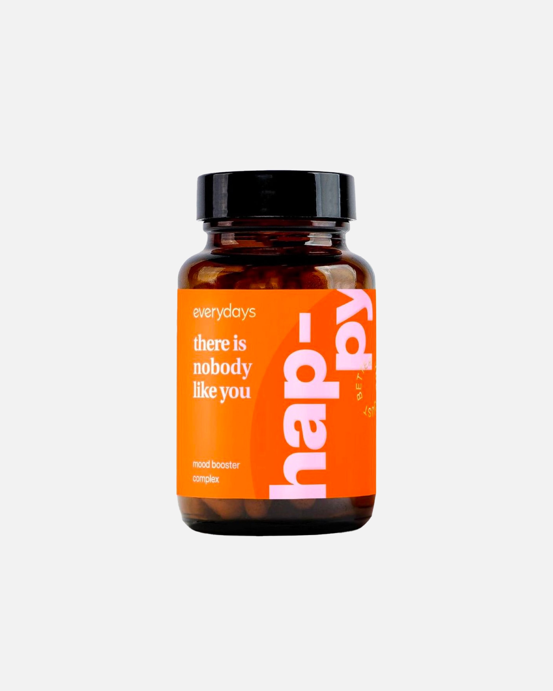 Nahrungsergänzung Energie & Fokus für Unisex everydays Default Brand Line HAPPY – Kombination aus Pflanzenextrakten und Mikronährstoffen 60 Kapseln