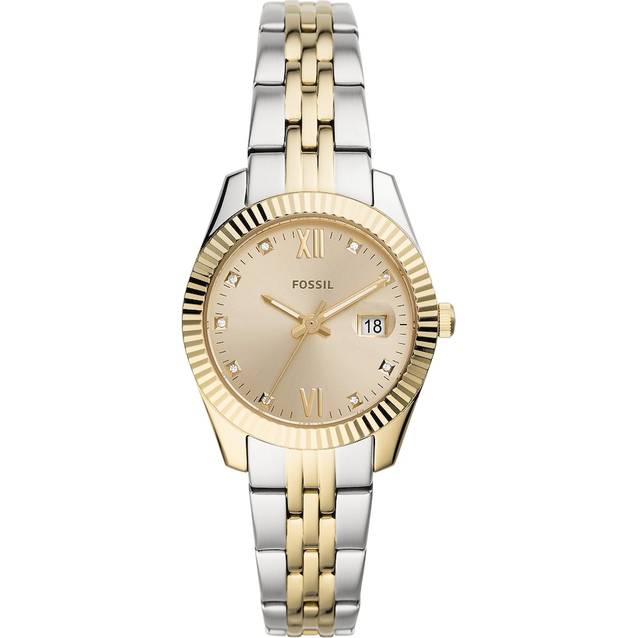 Fossil Damenuhr Edelstahl One Size Damen