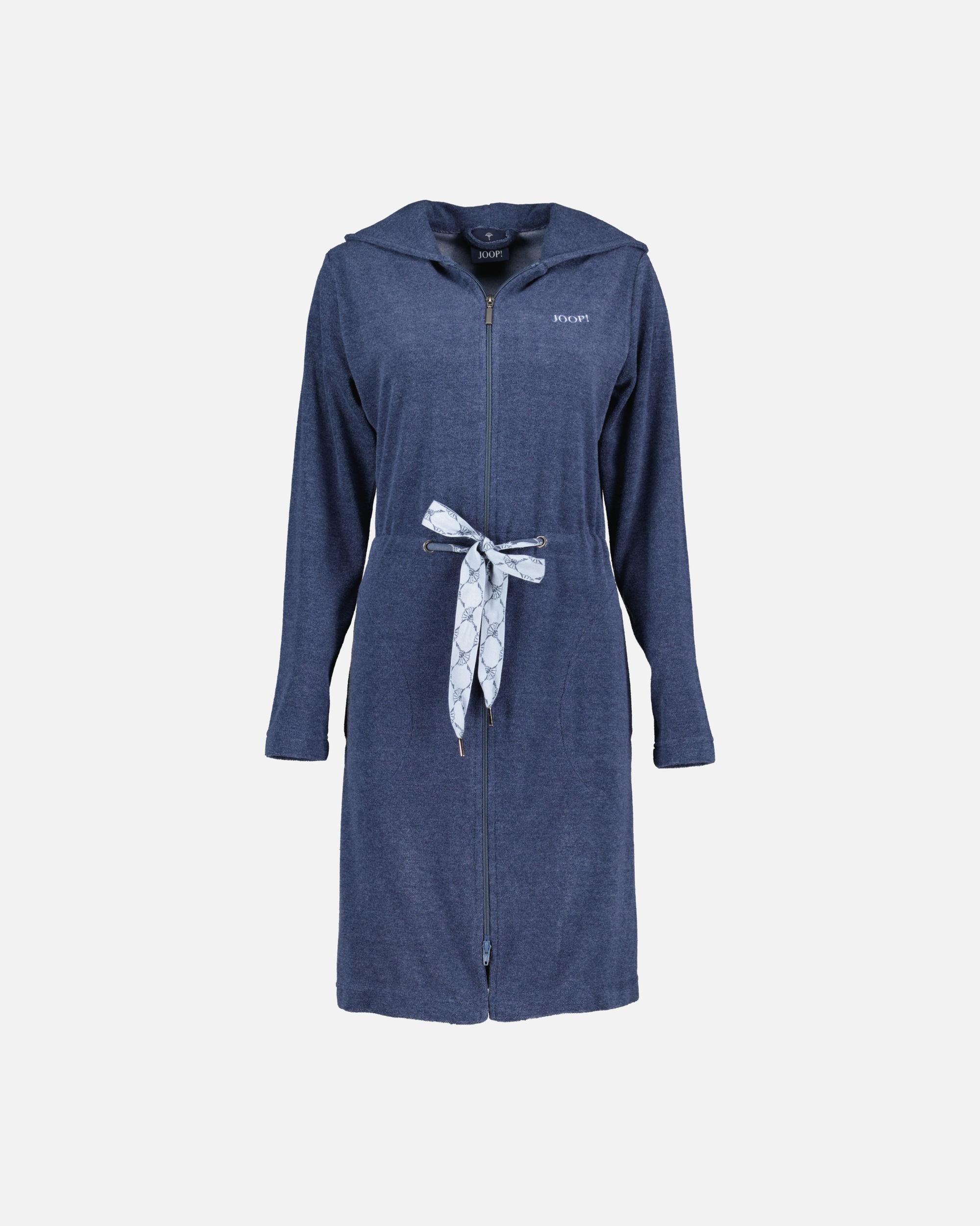 Bademantel für Weiblich JOOP! JOOP! Bademäntel Damen Kapuze Active 1659 blau - 11 XS