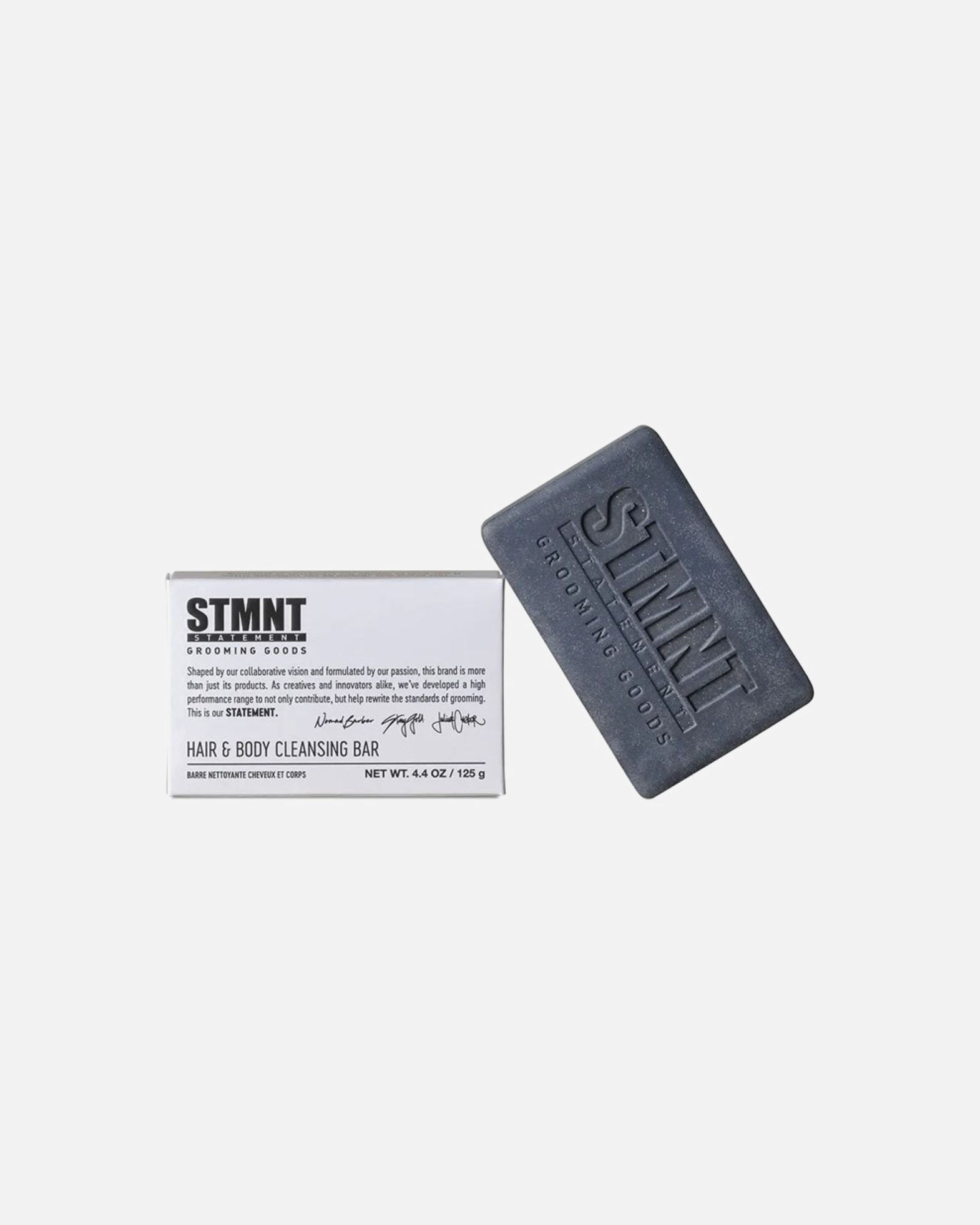 Körperseife für Unisex STMNT Grooming Goods Hair & Body Cleansing Bar 125g