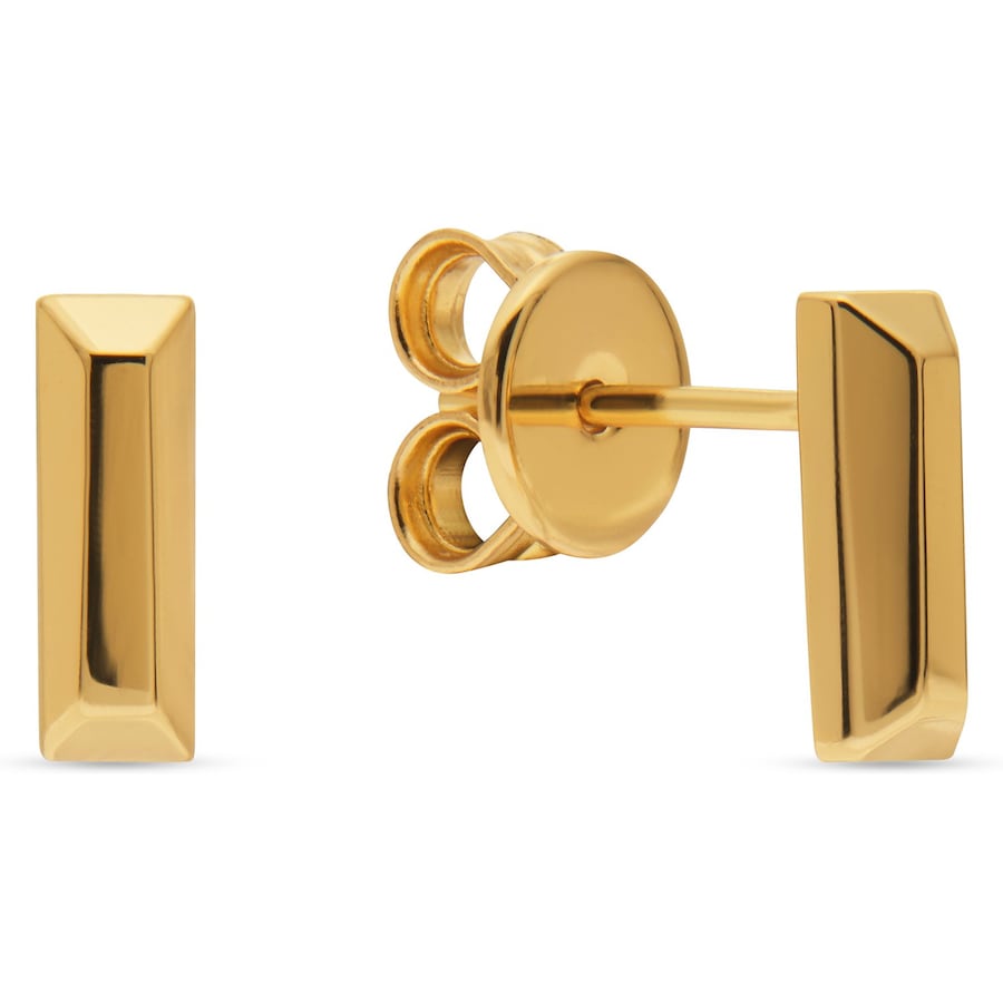 Jette Ohrstecker 925er Silber, recycelt gelbgold Damen