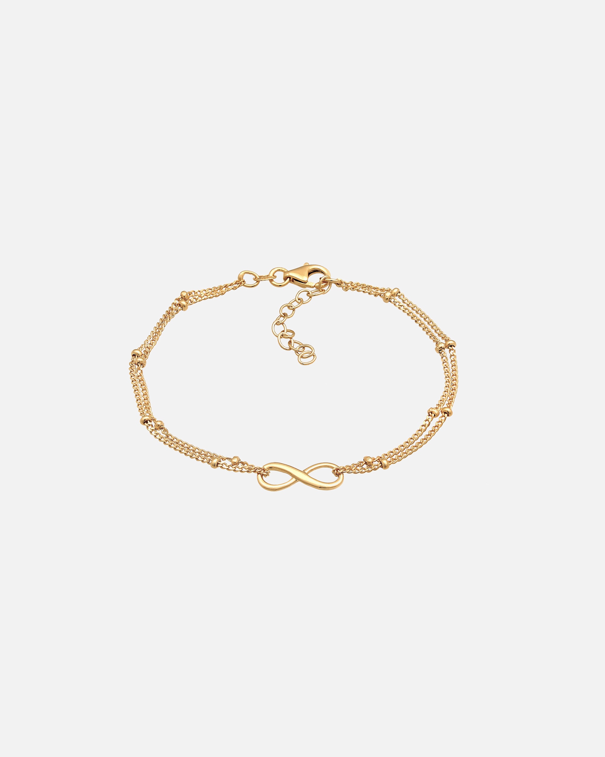 Armband für Weiblich Elli Infinity Symbol Love Unendlichkeit 925 Silber goldfarben