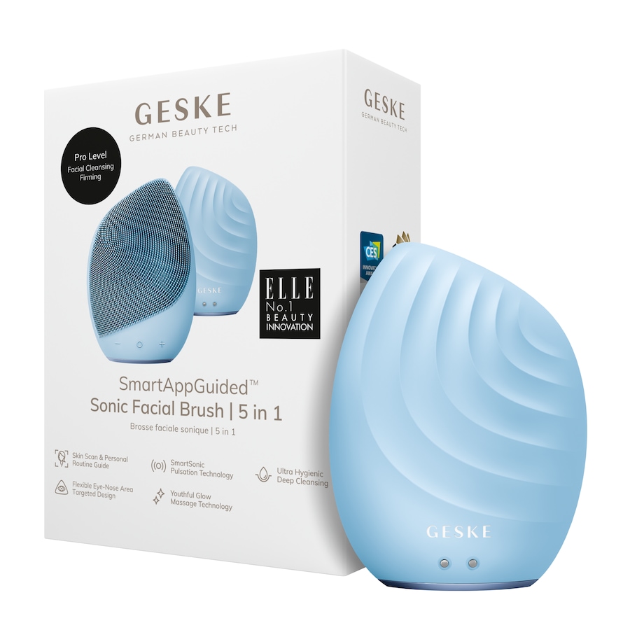 Geske SmartAppGuided Sonic Facial Brush | 5 in 1 Aquamarine