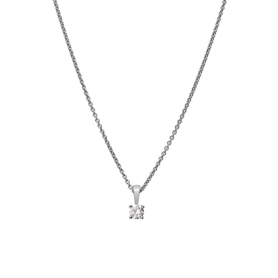 Lyomi Anhänger mit Kette 585/- Gold Diamant Lab Grown weiß 0,20ct. Damen