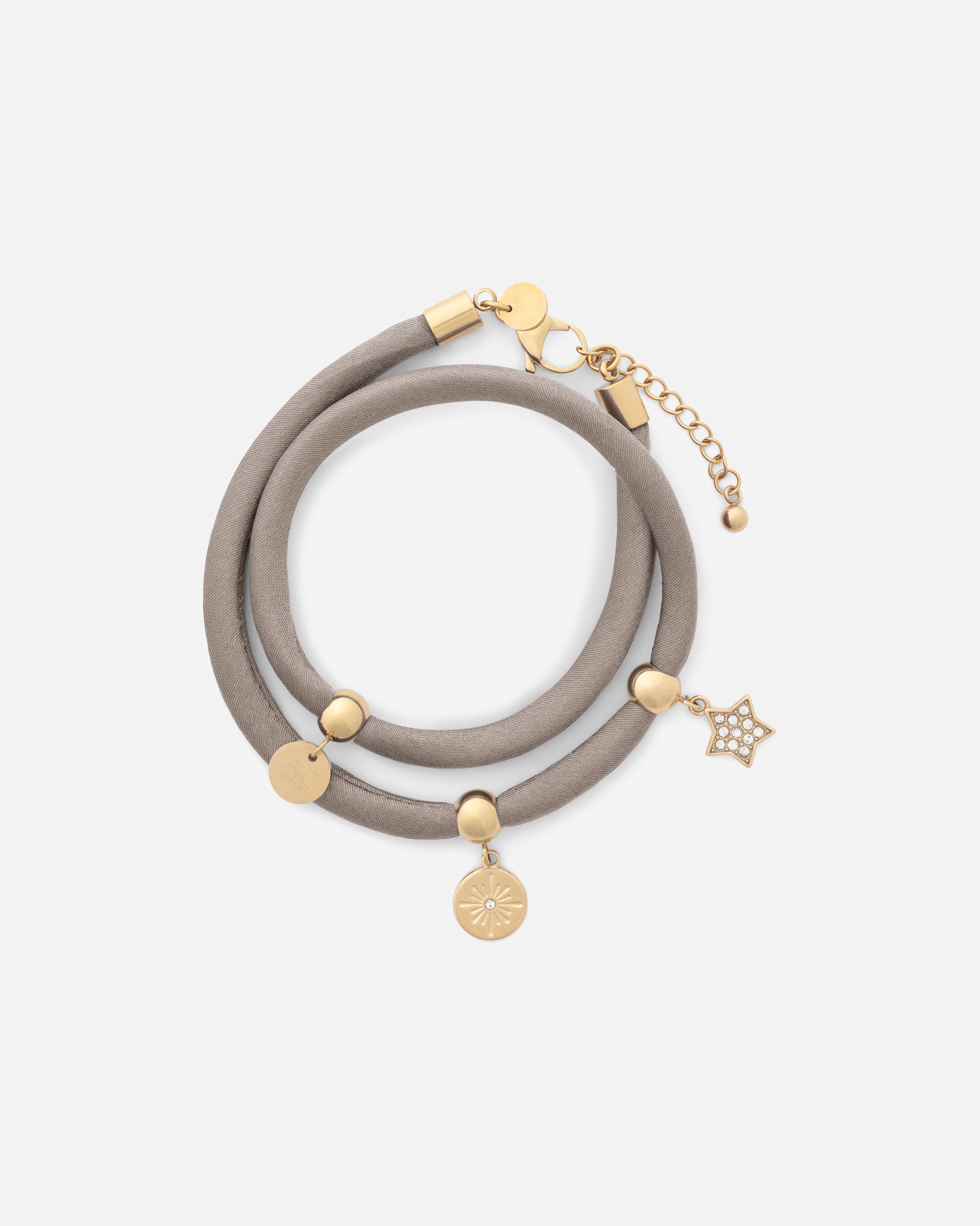 Armband für Weiblich A&C Oslo – Nordic Design Jewellery Default Brand Line Armband 'Steel - Charms Coll' gold