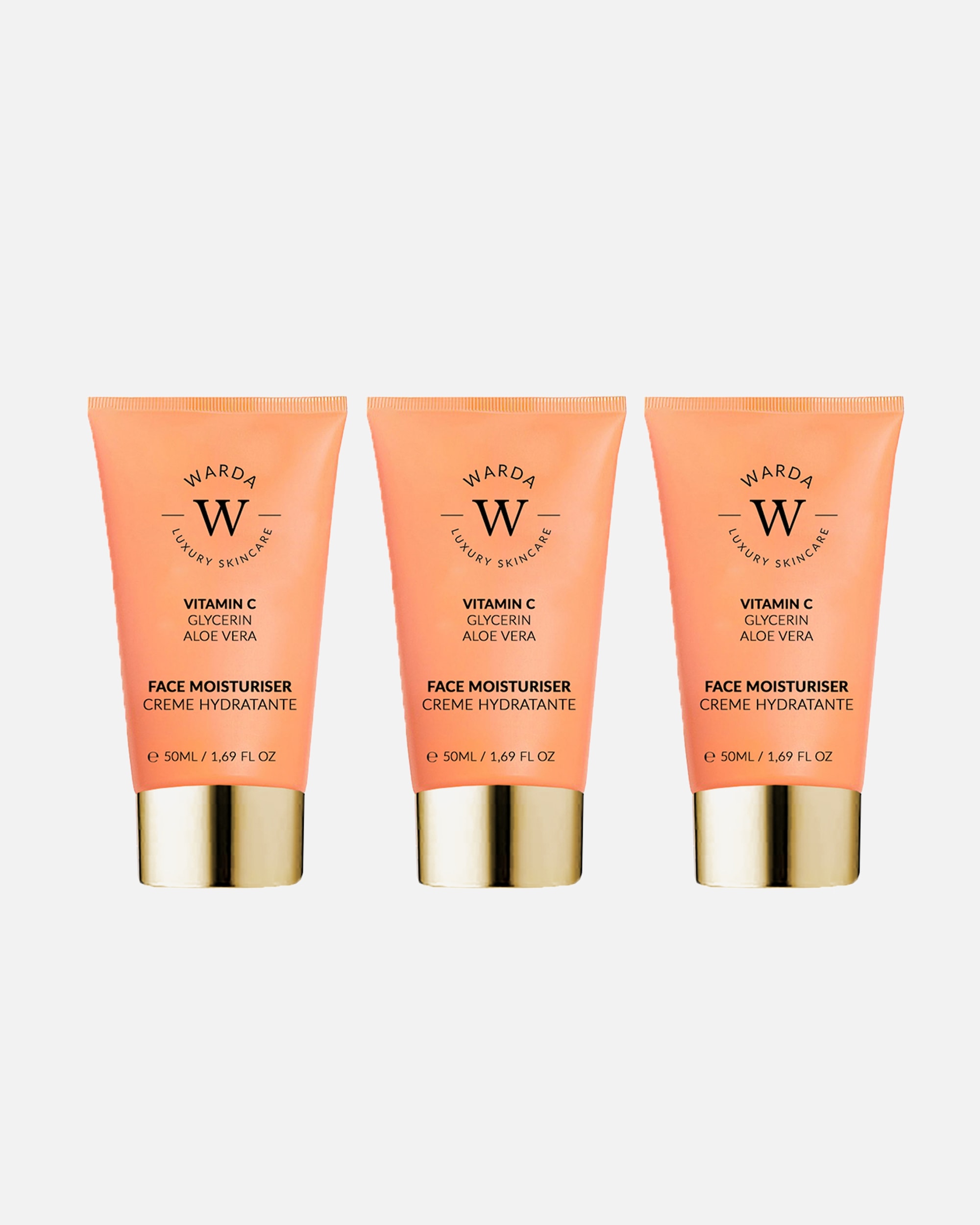 Gesichtscreme für Weiblich WARDA LUXURY SKINCARE Hyaluron Trio 1 Stück