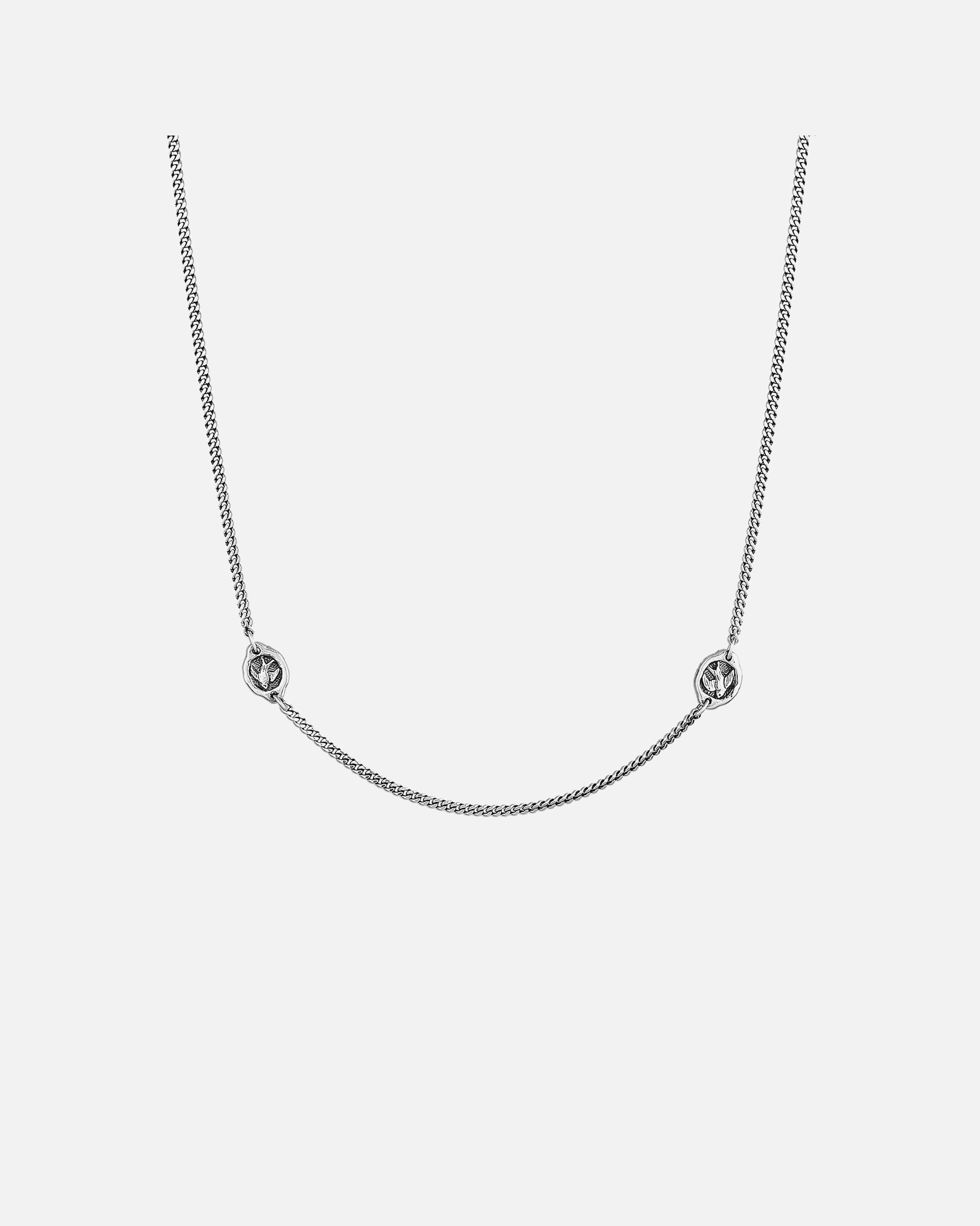 Halskette für Männlich Haze & Glory Default Brand Line Schwalbe Glücksymbol 925 Silber 50