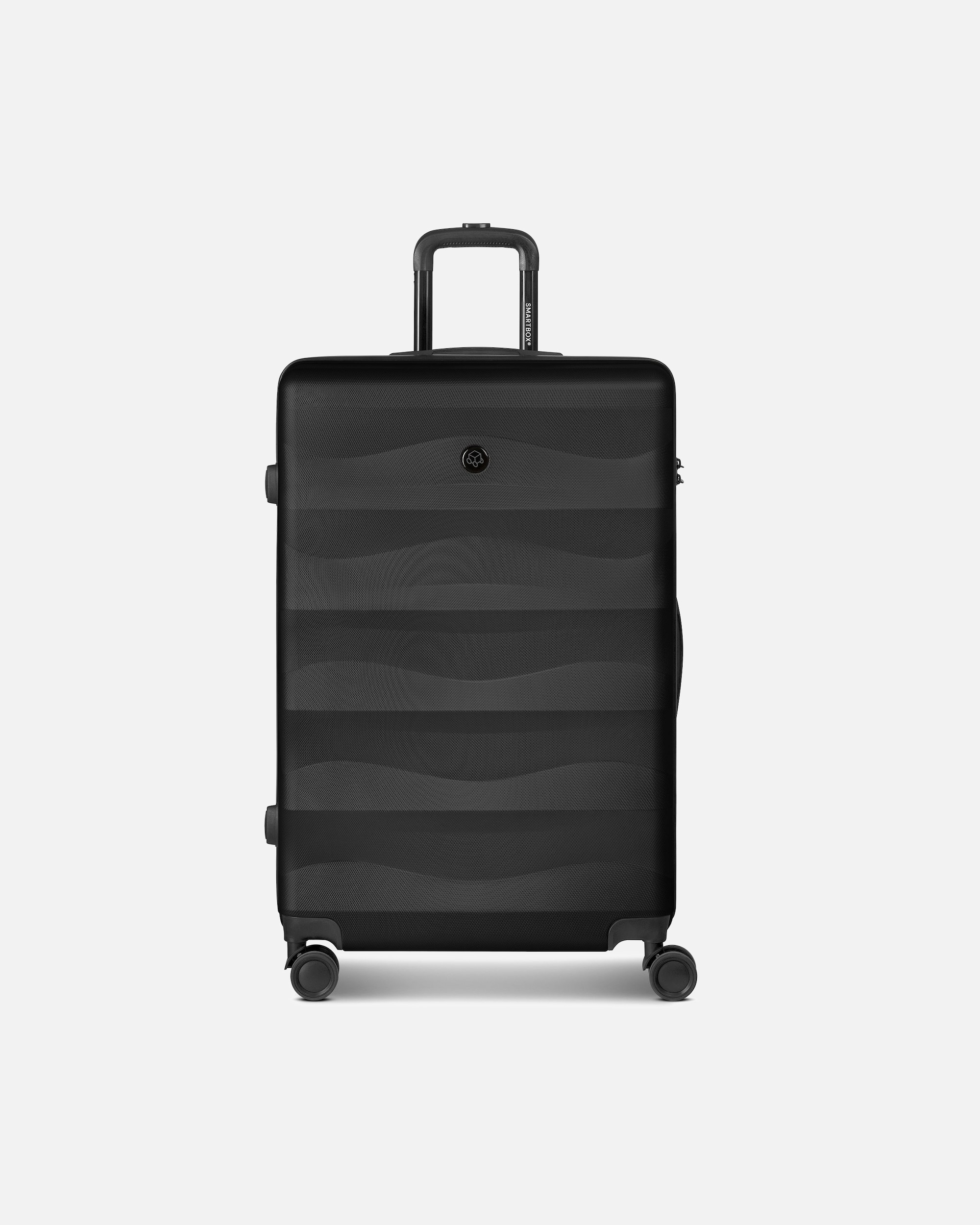 Koffer für Männlich Smartbox Default Brand Line Edition 03 4 Rollen Trolley 75 cm black