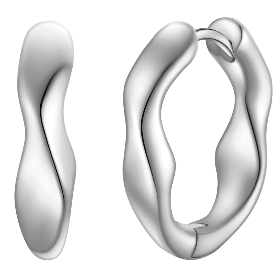 Glanzstücke München Creolen aus Sterling Silber in silber 17,2 mm Damen